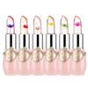 firstfly Pack of 6 Crystal Flower Jelly Lipstick, Long Lasting