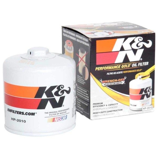 K&N Premium Oil Filter: Protects your Engine: Compatible with Select CHEVROLET/DODGE/FORD/LINCOLN Vehicle Models (See Product Description for Full List of Compatible Vehicles), HP-2010