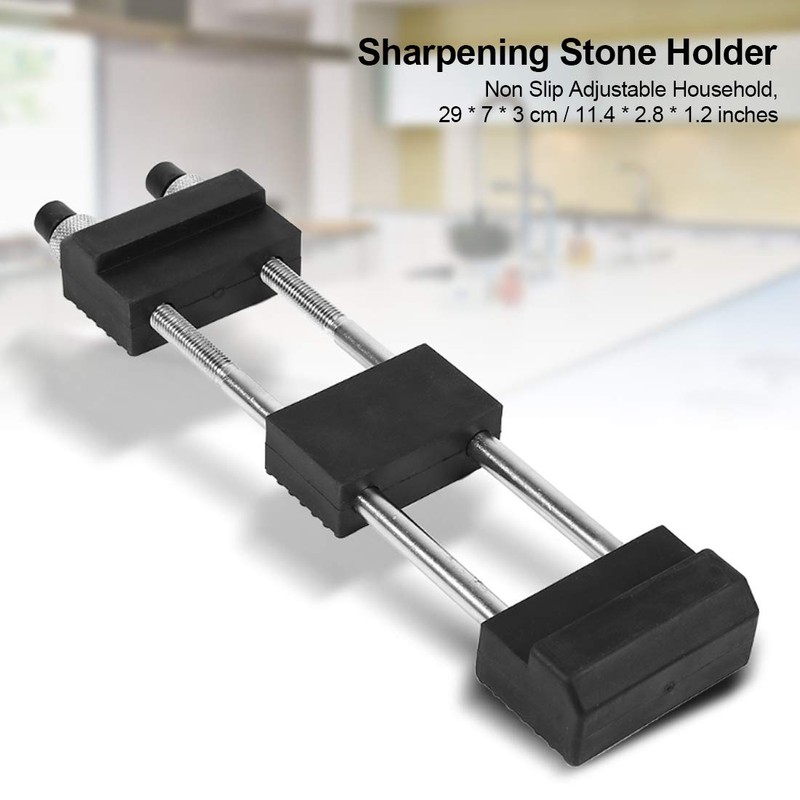 Gorgeri Stone Holder,Professional Household Adjustable Non Slip Whetstone Sharpening Stone