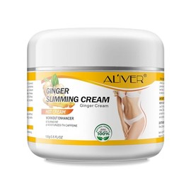 ALIVER- Crema quemagrasas para adelgazar rápido para mujeres, crema adelgazante de jengibre que quema la grasa corporal del estómago, celulitis