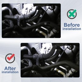 HVAC Heater Hose Compatible with Chrysler 300 2011-2021 Compatible with Dodge Challenger Charger 2011-2021 Heater Supply Hose Replace 55038163AI 55038163AE