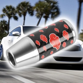 Unbranded JDM Anime Cloud And Silver Carbon Fiber Manual Gear Stick Shift Knob Shifter