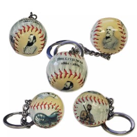 N/A Gettysburg Baseball Key Chain