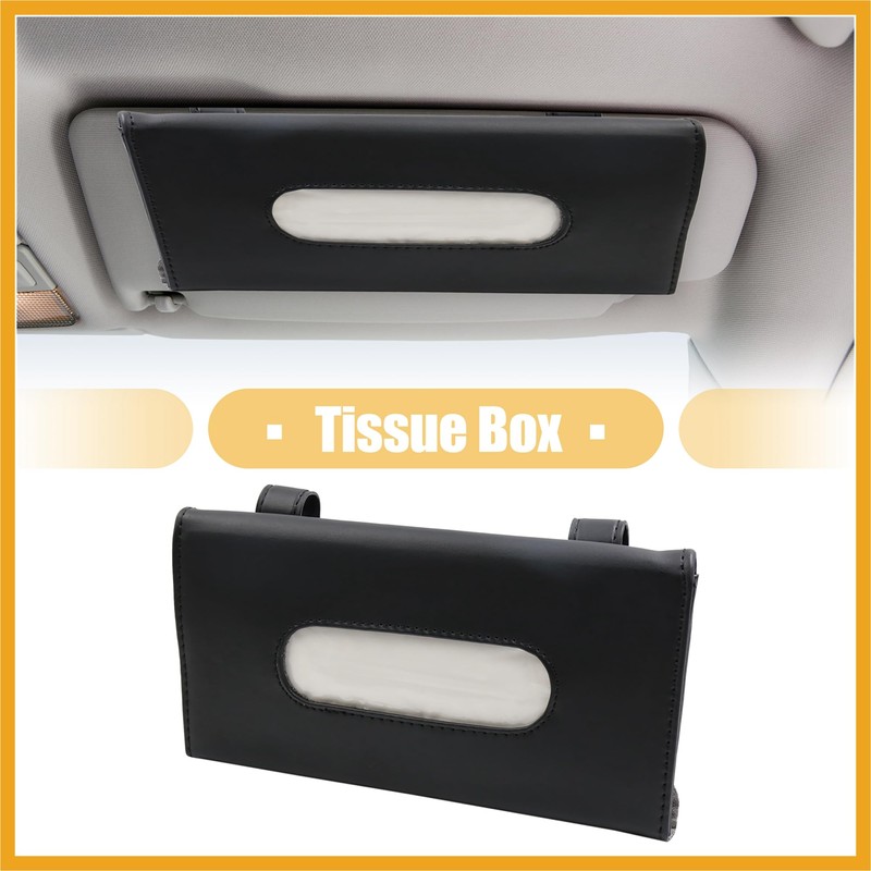 Partuto Sun Visor Tissue Holder Car Visor Tissue Box Holder