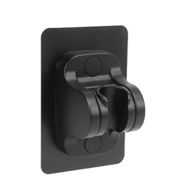 NearMoon Self Adhesive Shower Head Holder-Adjustable Handheld Shower Holder NO Drilling Wall Mount Waterproof (2 Pack, Matte Black)