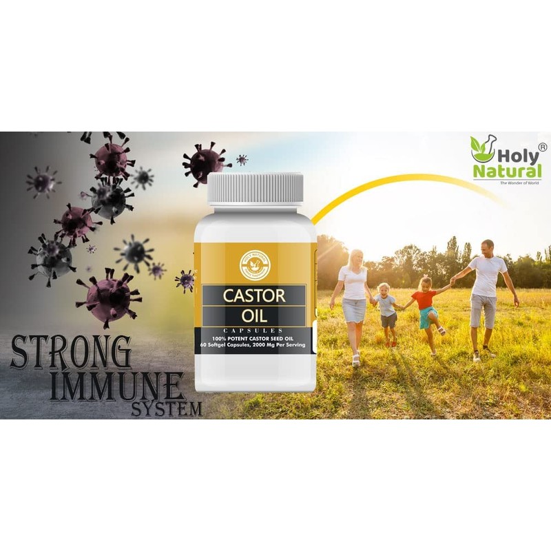 Sheltr Sheltr Castor Oil Capsules - 60 Softgel Capsule