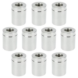 eMagTech Pack of 10 Hydraulic Swage Ferrules Non-Skive Hydraulic Swage Ferrules Hose Hydraulic Ferrules Suitable for SAE R1AT/R2AT Hoses, 1/4 inch