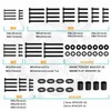 WALI Universal TV Mounting Hardware Kit Set Includes M4 M5