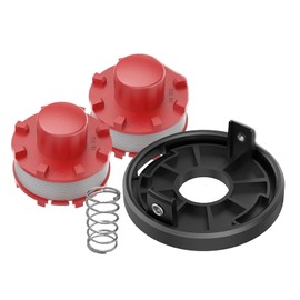 Wilsonzin Thread Spool, Grass Trimmer Accessories with Grass Trimmer Spring, Compatible with Grass Trimmer GE-CT 36/30 Li E Solo Replacement Thread Spool (2 Thread Spools + 1 Trimmer Cover + 1 Spring)