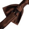 Ailisus Brown Bow Ties for Men Pre-tied Silk Bowtie and