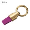 HARFINGTON 2pcs Car Key Chain Ring Clip 3.1" x 1.4"