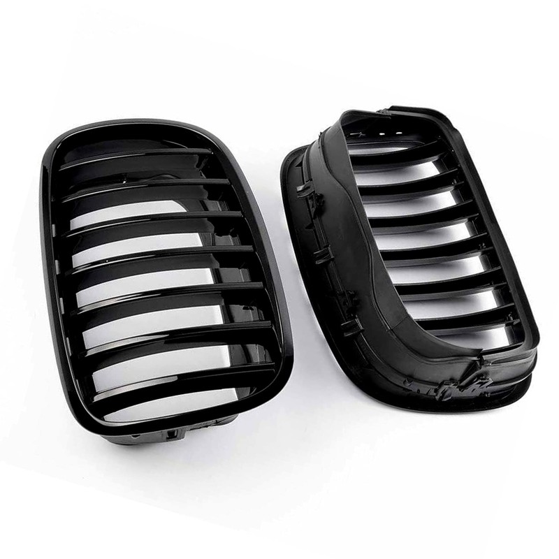 XOPIYAO Front Kidney Single Slat Grille Compatible with 2007 2008