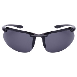 Edge I-Wear Men's Wraparound Scratch Free Polarized Lens Sunglasses 570053-P1-4(M.AMGY)