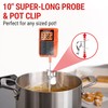 ThermoPro TP510 Waterproof Digital Candy Thermometer with Pot Clip, 10"