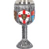 Nemesis Now English Goblet 17cm Grey, Resin w/Stainless Steel Insert,