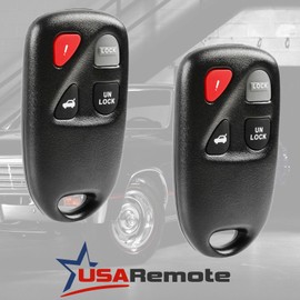 Car Key Fob Keyless Entry Remote fits Mazda 6 2003 2004 2005 (KPU41805, 41805, 4238A-12076), Set of 2