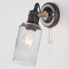 Skelang Clear Glass Shade, Seeded Light Shade, Lampshade with 1-5/8
