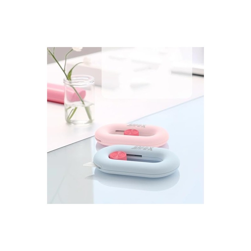 Box Cutter Retractable, Box Opener, Ceramic, Built-In Magnetic, Mini Cute,