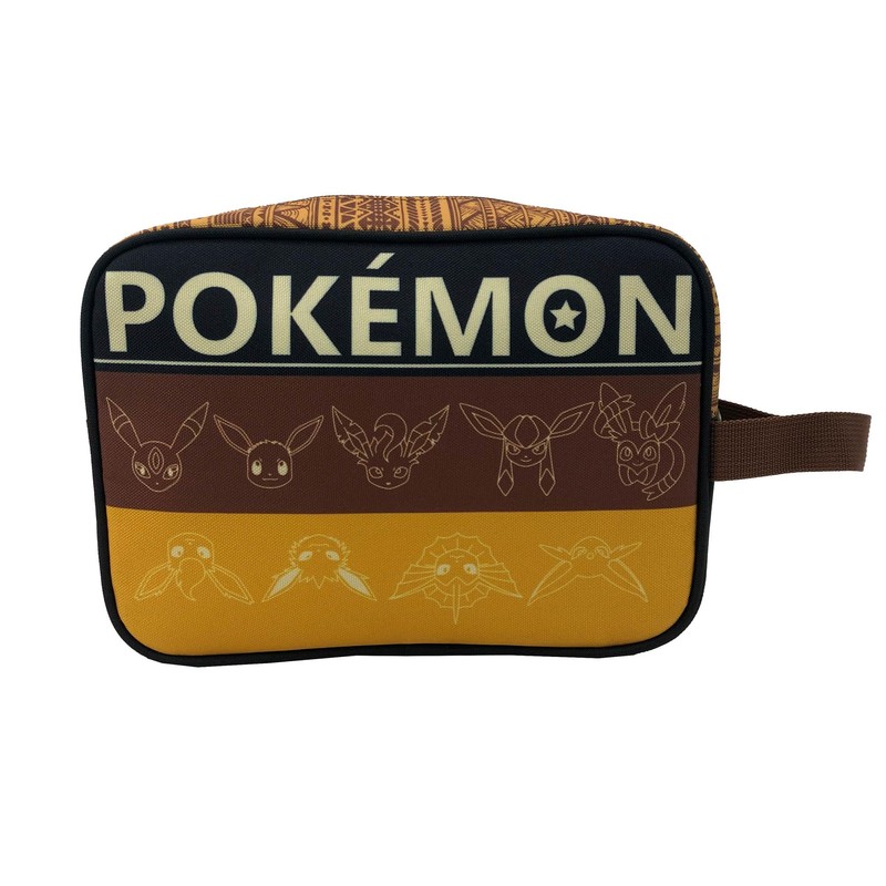 CYPBRANDS Unisex Kids Cyp Brands-Pokémon Eeve Wash Bag, Brown, brown
