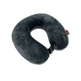 Bookishbunny Memory Foam U Shaped Travel Pillow Airplane Bus Car Driving Traveling Neck Support Head Rest Cushion (Gray)