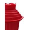 Premier Housewares Giant Cupcake Mould, 3-Pieces - Red, H18 x