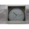 Project 62 Round Wall Clock | Brass Frame w Marble