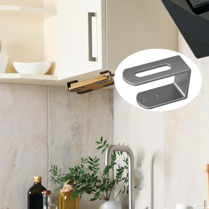 Aogigigio Under Cabinet Cutting Board Holder - 4 Pcs Cutting