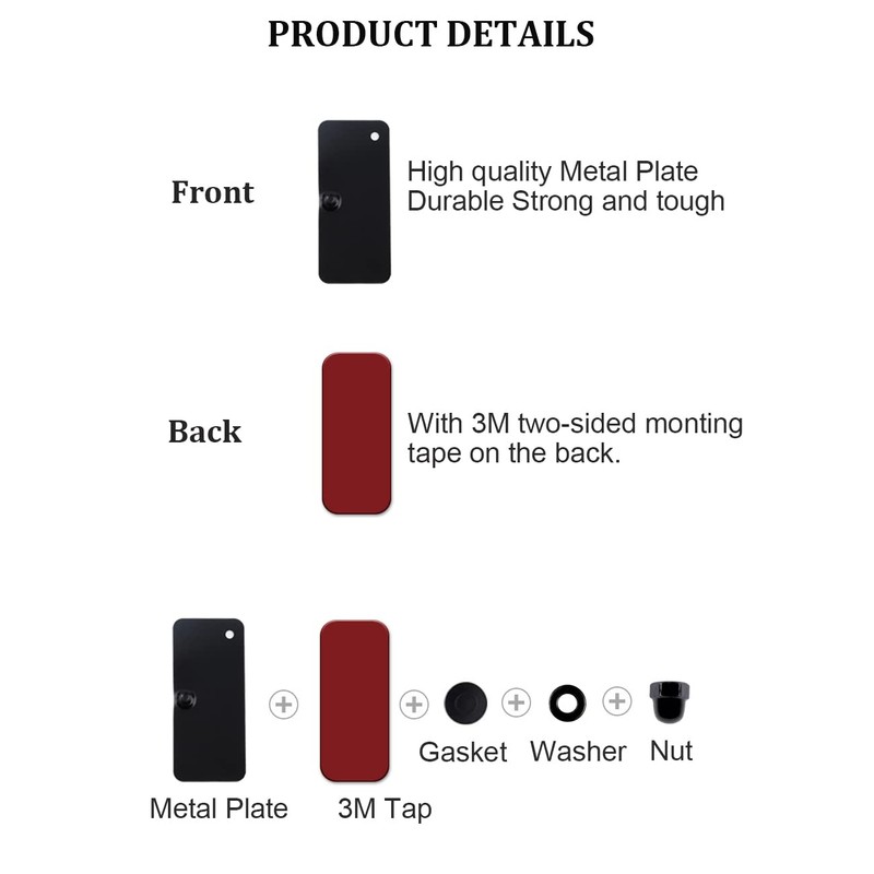 Rear Window Louvers Hardware Installation Hardware Accessories for Ford Mustang