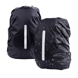 DFK Rain Cover for Outdoor Cycling Camping Hiking 2 Pack, Black (Pack of 2), Modern