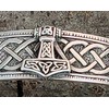Kiss of Leather Thor's Hammer Bracelet 925 Sterling Silver No.