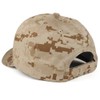 American Flag Embroidered Camo Tactical Operator Structured Cotton Cap -