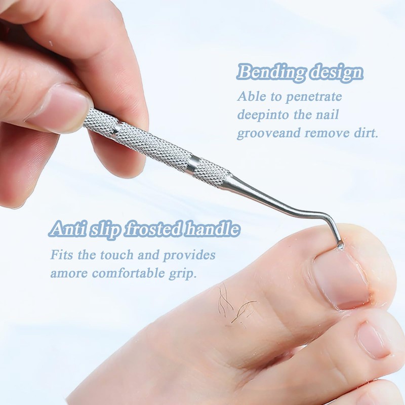 Pack of 150 Nail Clips Toenails, Ingrown Toenail Correction, Nail