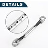 TUCKBOLD Motorcycle Crossbar Portable Handlebar Motorcycle Handlebar Silver Tone with