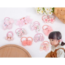 BIANHUAN Hair Rubber for Children, Kids, Fashionable, Hair Accessories, Baby, Hair Rubber, For Children, Ribbon, Girls, Children's Hairband, Toddler, Hair Accessories, 20-Piece Set, Baby Hair Elastic,