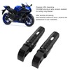 Motorcycle Foot Pegs, Aluminum Alloy Anodizing Rear Passenger Footpegs Footrests