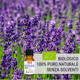 Lavanda Bio Olio essenziale 100% Puro 30 ml - Uso interno Terapeutico Alimentare Diffusori Aromaterapia Cosmetica Cucina - Laborbio
