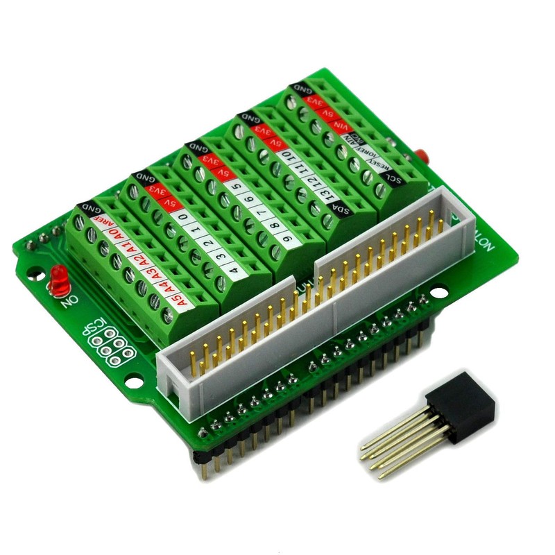 Electronics-Salon Arduino Screw Terminal Block Breakout Module, for Arduino UNO