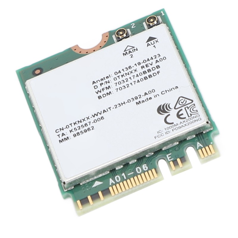 Network Card 1650X AX200 M.2 WiFi6 2.4G 5G Dual Band