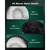 SCITOO 700266 HVAC Blower Motor with Fan Cage for Chevy