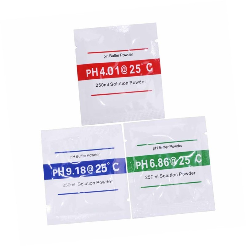 TEHAUX 2sets Ph Meter Buffer Powder Ph Calibration Ph Buffer