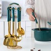 Gold Kitchen Utensils,7pieces Gold Cooking Utensils Set,Kitchen Tools Set With