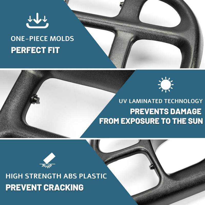 KUAFU Dash Bezel Cover Compatible with 1998-2002 Dodge Ram Truck