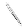 AioBos Tweezers, Slant Tweezers, Precision, Heat-treated, Sandblasting, Eyebrow Tweezers, Nose,