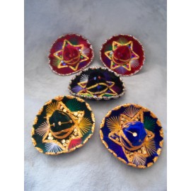 Set of 6 Mexican mini Charro Hats,Party favors,Decorat