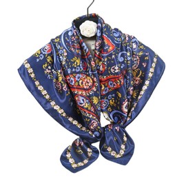 FAIRYGATE Women's Scarf Scarf Flower Bandana Headscarf Scarf 90 x 90 cm Colourful, 74016