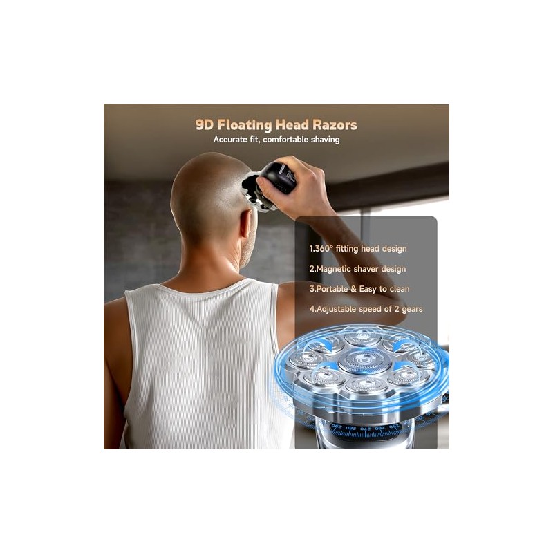 Electric Razor for Men,Head Shavers for Bald Men,Electric Shavers for