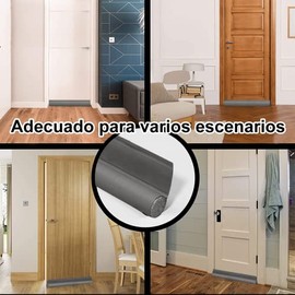 OUARTV - Protector y Guardapolvo para Puerta, Tira de Sellado Autoadhesiva con Velcro, Tope para Puerta de Bajo Puerta, Diseño Unilateral, Sellador Resistente Al Agua, Al Polvo y a Los Insectos