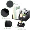 GORESE PU Leather Desk Organizer, File Organizer with Drawer and