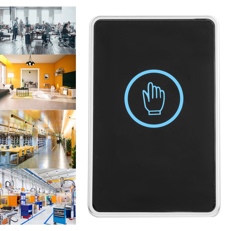 Door Exit Button LED Infrared Access Control Backlit Switch ABS