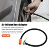 X AUTOHAUX 50cm Car Tire Inflator Extension Hose with Lock
